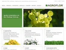 Tablet Screenshot of agroflor.li